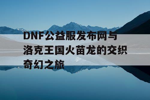 DNF公益服发布网与洛克王国火苗龙的交织奇幻之旅