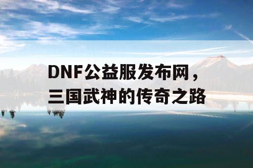 DNF公益服发布网，三国武神的传奇之路