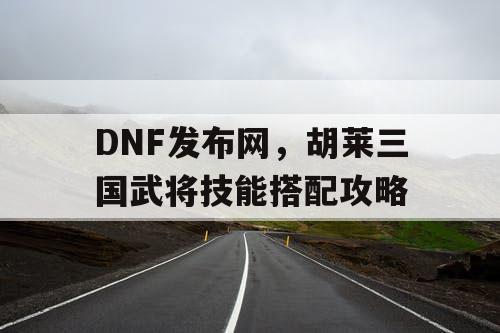 DNF发布网，胡莱三国武将技能搭配攻略